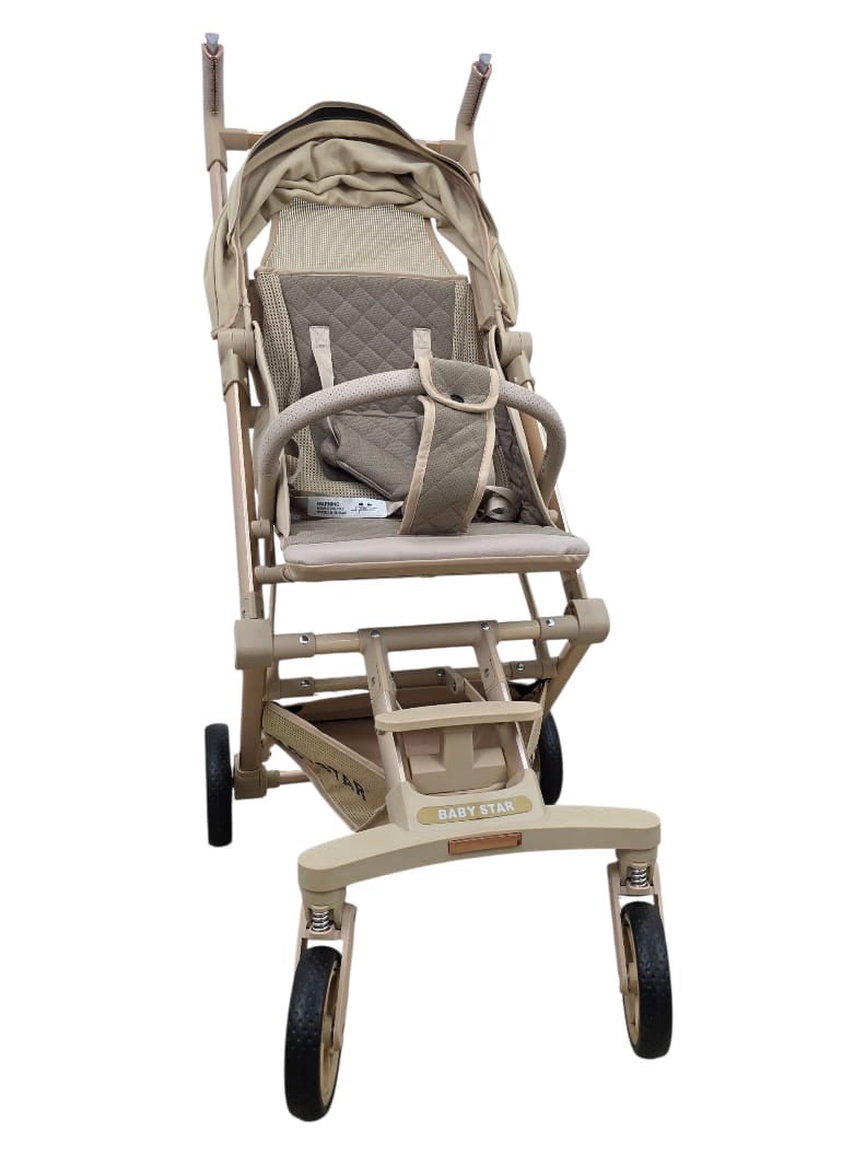 بيبي ستار عربية قابلة للطي للأطفال – دعم مثالي من الولادة حتى 36 شهرًا - Image 2