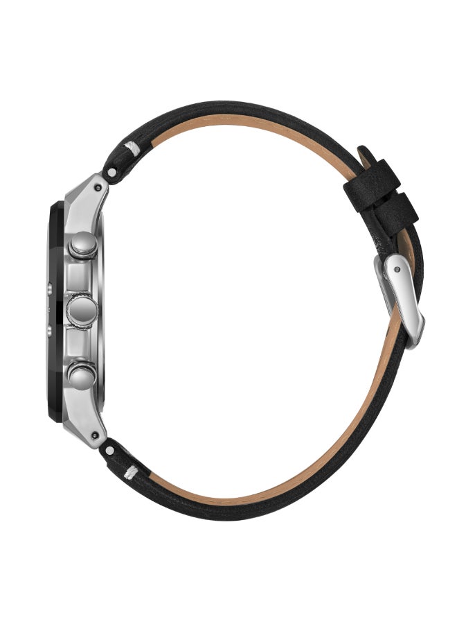 لي كوبر ساعة رجالية جلدية متعددة الوظائف . -  مم - Image 3