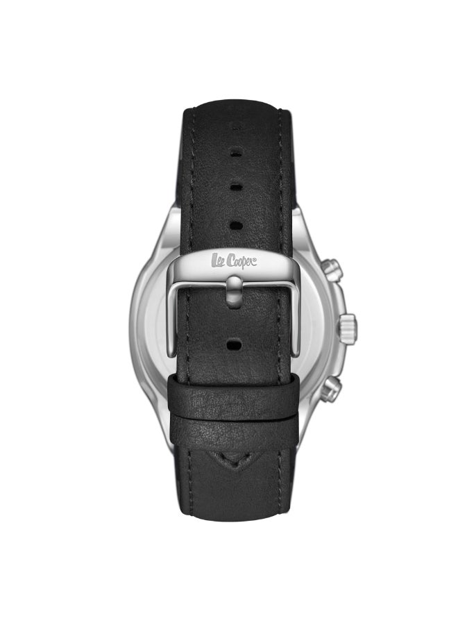 لي كوبر ساعة رجالية جلدية متعددة الوظائف . -  مم - Image 4