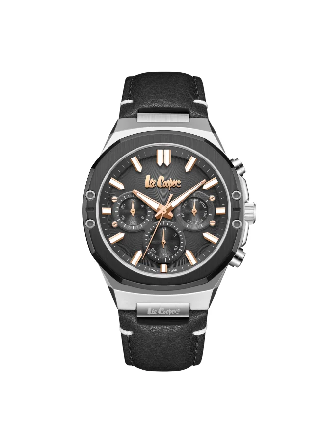 Men's Leather Multi Function Watch LC07992.061 - 43 mm
