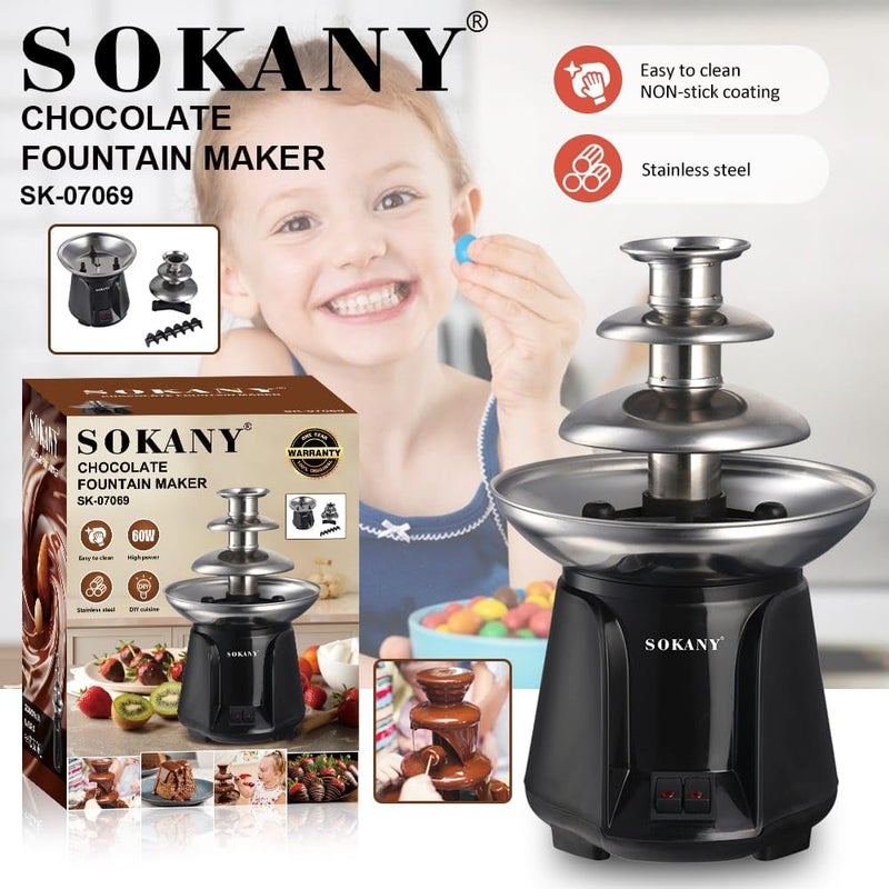 SOKANY SK-07069 FOUNTAIN CHOCOLATE STENALS SOKANY 60W - Image 2
