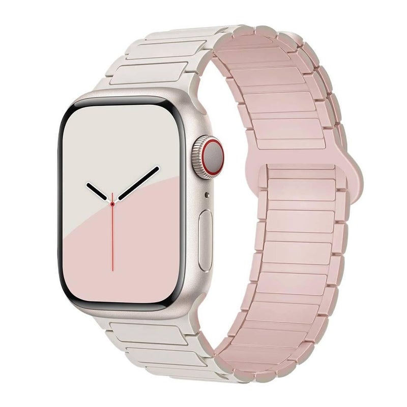 سوار ساعة ذكية باللون بنفسجي قابل للتعديل سوار رياضي من السيليكون متوافق مع Apple Watch 42/44/45/49mm بملاءمة قابلة للتعديل وحزام بديل - Image 5