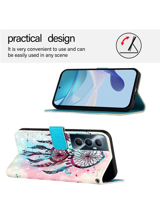 S-TOP Case For Realme C65 4G Global 3D Painting Horizontal Flip Leather Phone Case - Image 3