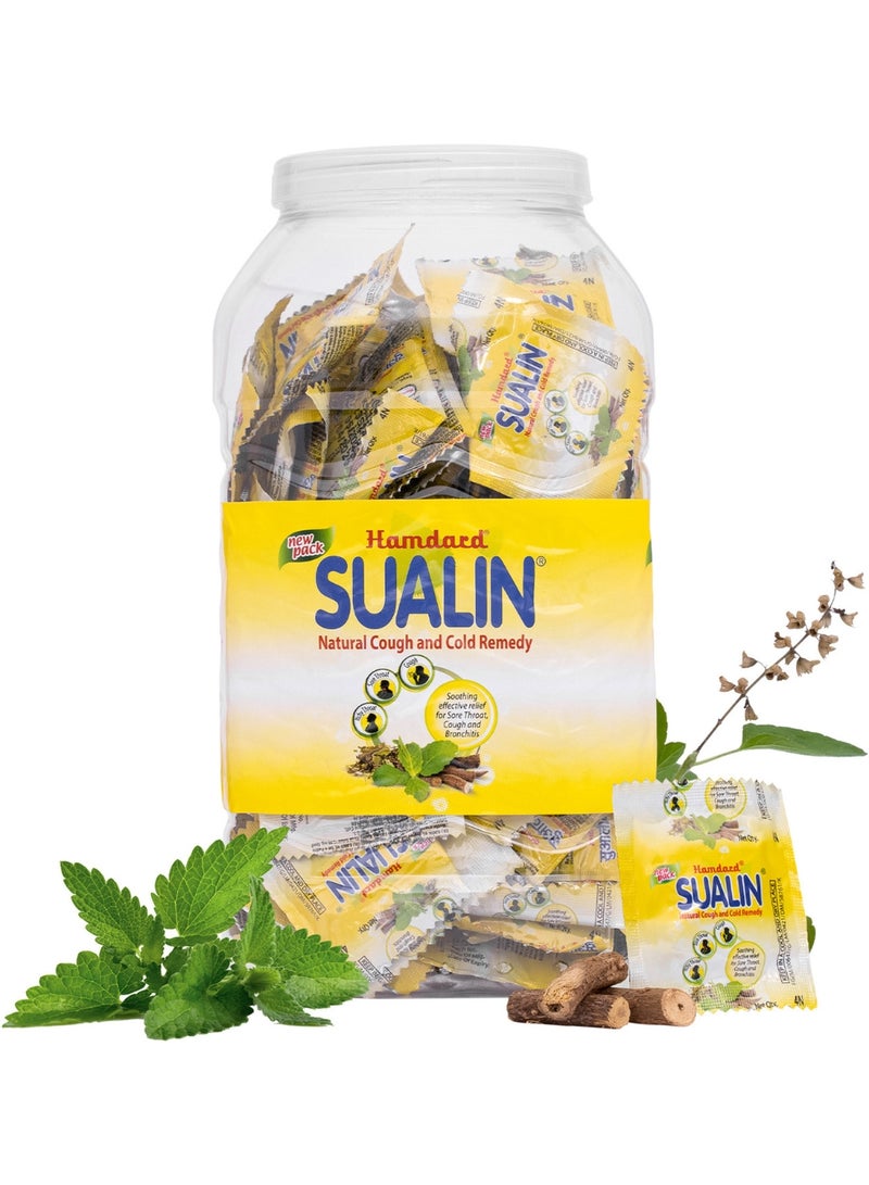 Hamdard أقراص حمدارد سوان  للبرد والسعال، أقراص طبيعية 100% | 100 × 4 أقراص - Image 1