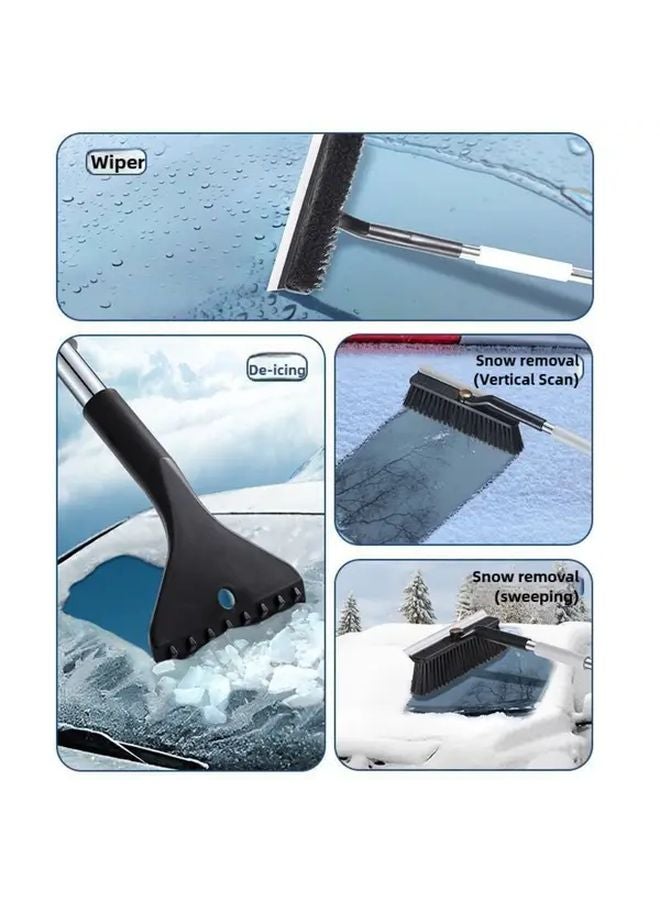 34 25 Inch Extra Long 3 In 1 Winter Snow Brush And Ice Scraper For Cars SUVs Trucks - Image 5