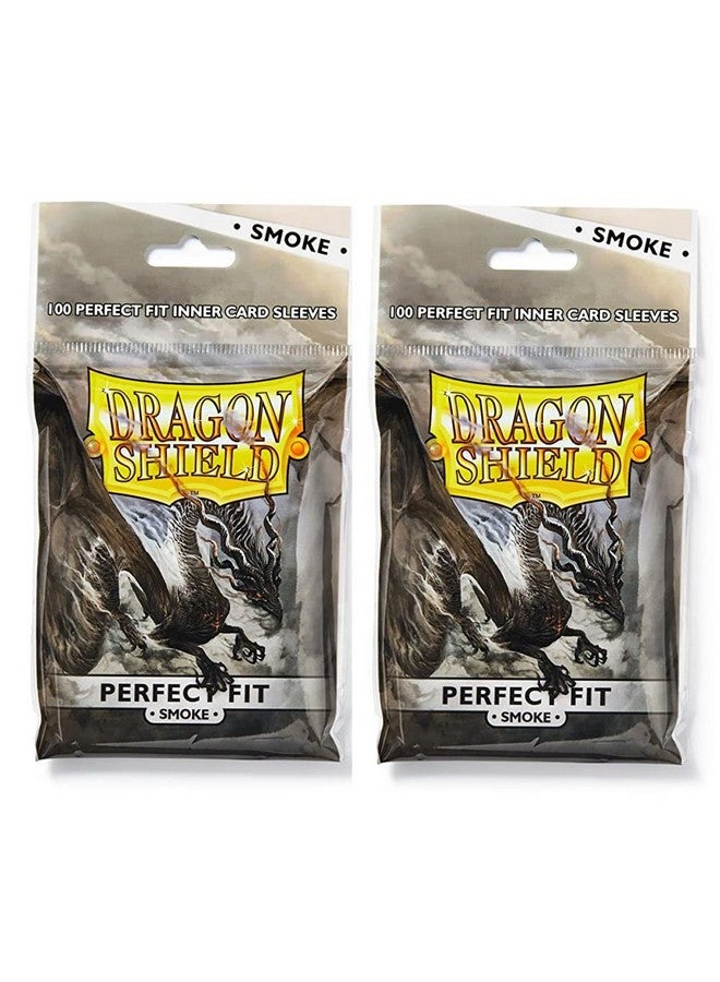 Dragon Shield 100 Standard Size Perfect Fit Smoke Sleeves (2 Packs) - Image 1