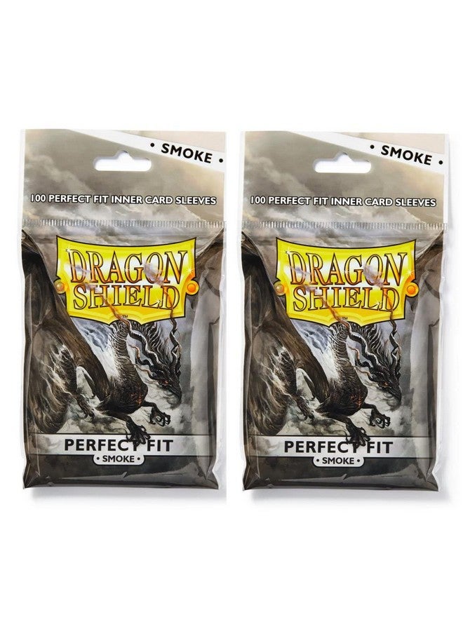 Dragon Shield 100 Standard Size Perfect Fit Smoke Sleeves (2 Packs) - Image 2