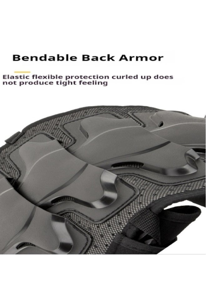 Generic Children's Balance Bike Armor Cycling Suit Off-Road Motorcycle Chest Armor Anti Drop Vest Set  - Image 5