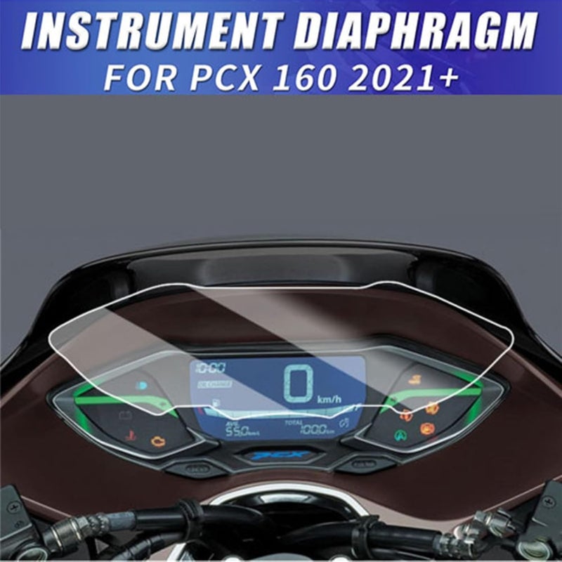 MKVAXR Motorcycle Instrument Cluster Scratch Protection Film for PCX160 PCX125 (2021-2022) - Dashboard Screen Protector - Image 2