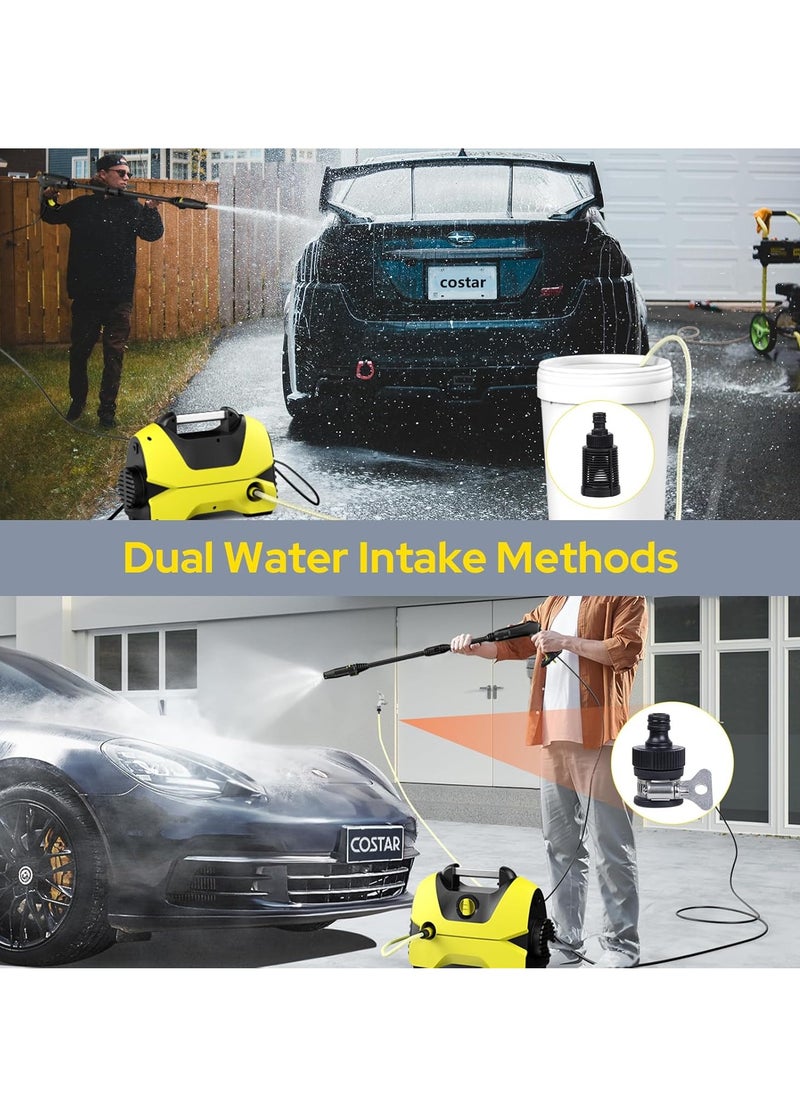 Electric Pressure Washer,2900-PSI,for Cars,Garden, Yard, Fence, Driveway
