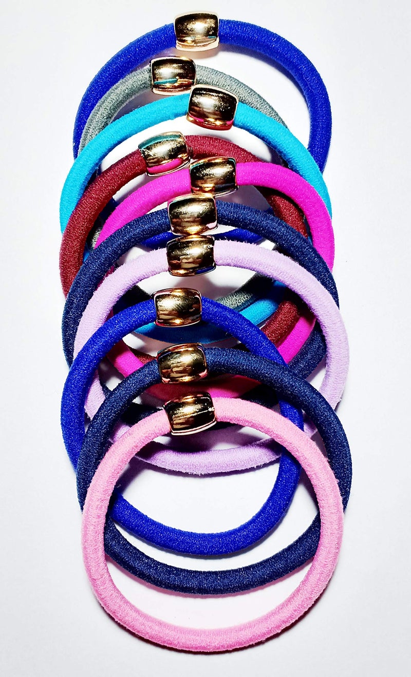 Drishti® Hair Rubber Bands for Girls Pack of 50 Multiple Color - Image 3
