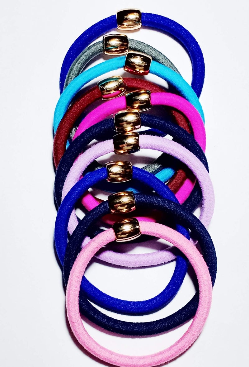 Drishti® Hair Rubber Bands for Girls Pack of 50 Multiple Color - Image 4