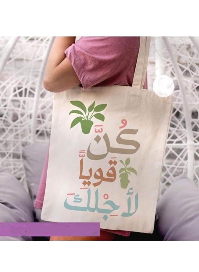 Tote bag canvas bag for women, size 40*35 cm