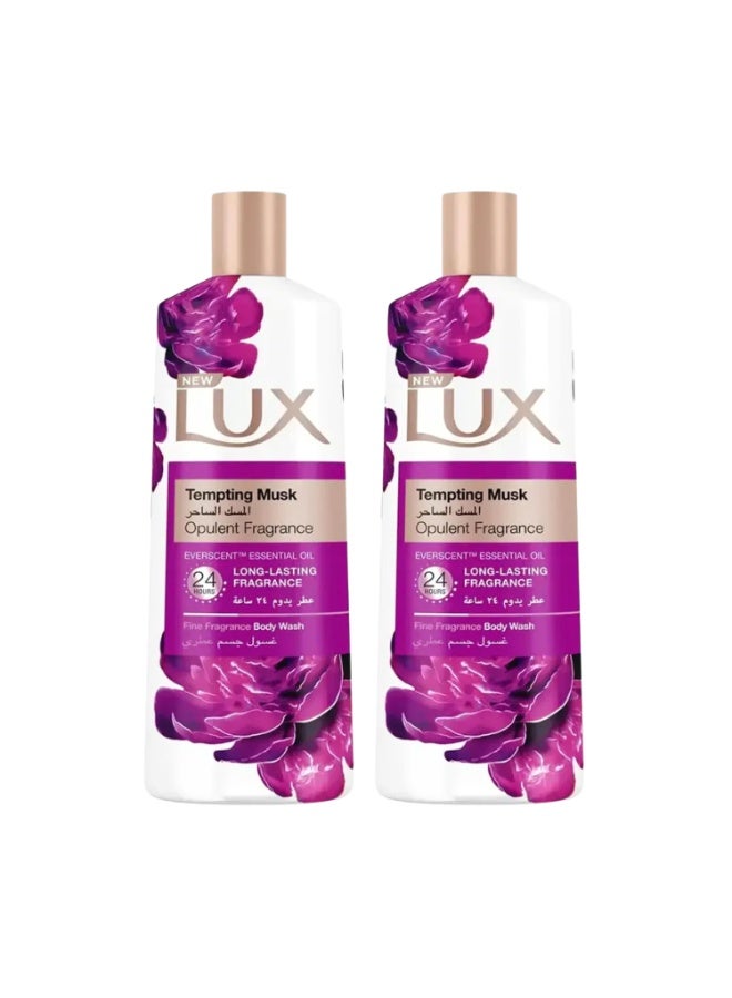 Lux BodyWash (Tempting Musk) Opulent Fragrance 500ml X 2Pcs - Image 1