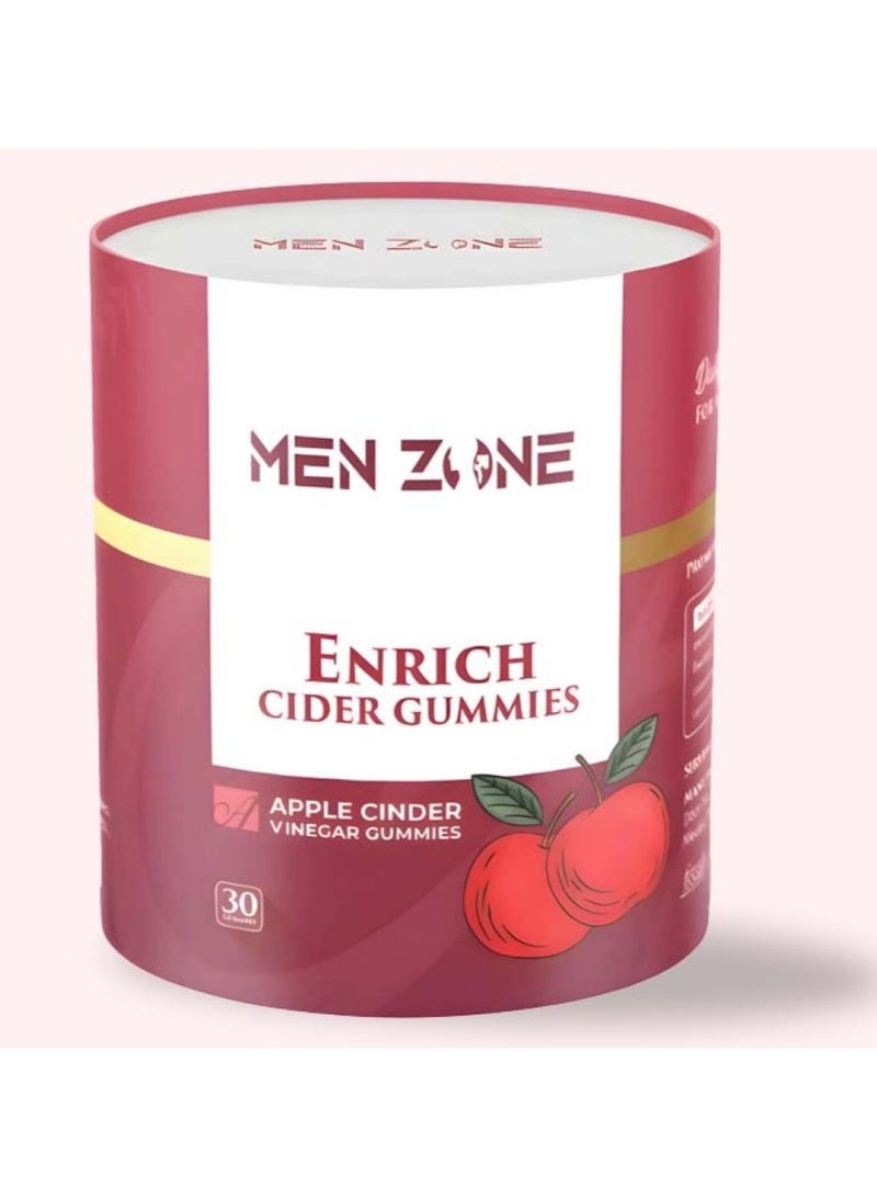 MEN ZONE ENRICH CYDER GUMMIES 30’S