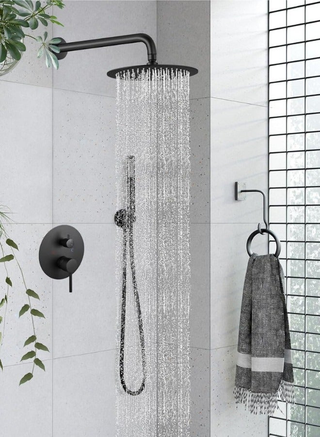 Black Wall Mounted Shower System Set Factory  - Image 3