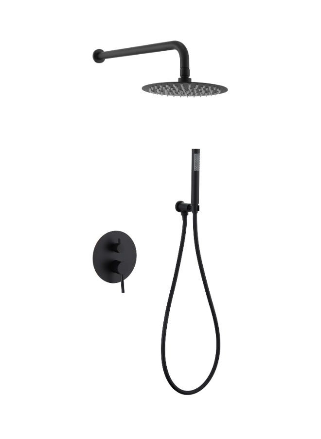 Black Wall Mounted Shower System Set Factory  - Image 1
