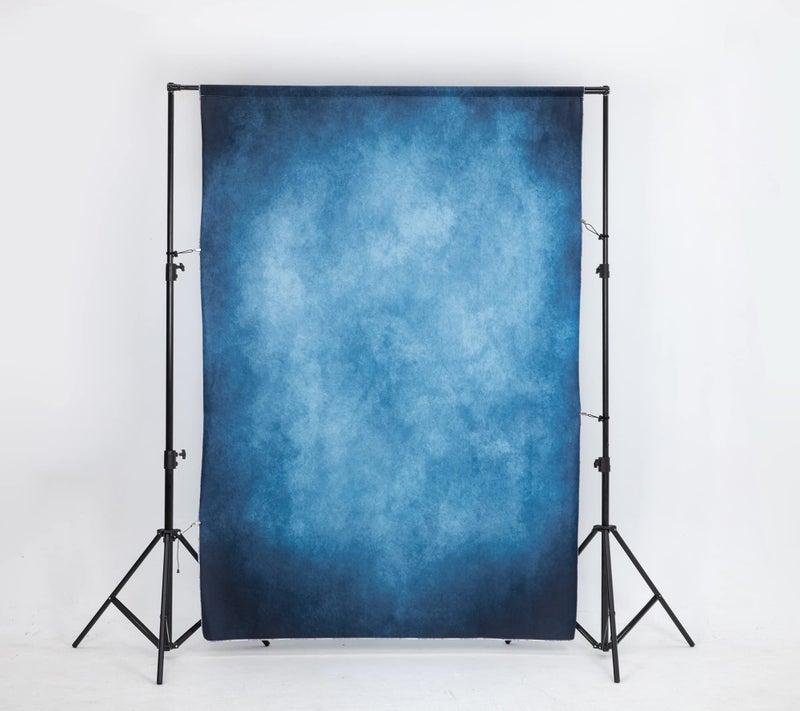 Kate 5x7ft Dark Blue Abstract Backdrops Blue Portrait Professional Backgrounds Retro Backdrop - Image 3