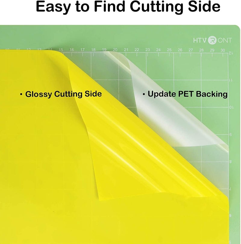 HTVRONT Yellow Permanent Vinyl - 12" x 14 FT Permanent Adhesive Glossy Yellow Vinyl Roll Compatible with Cricut Cutting Machine, Silhouette, Cameo Cutters, Signs, Scrapbooking, Craft, Die Cutters - Image 5