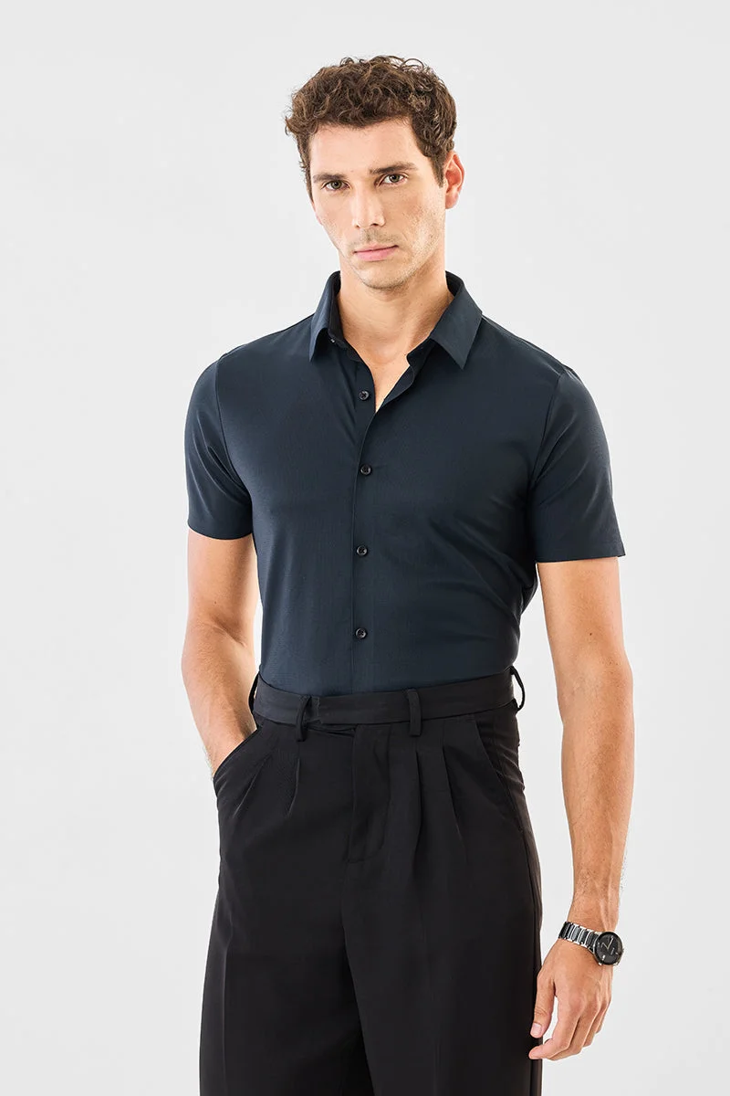 SNITCH Slim Fit Stretch Technical Shirt