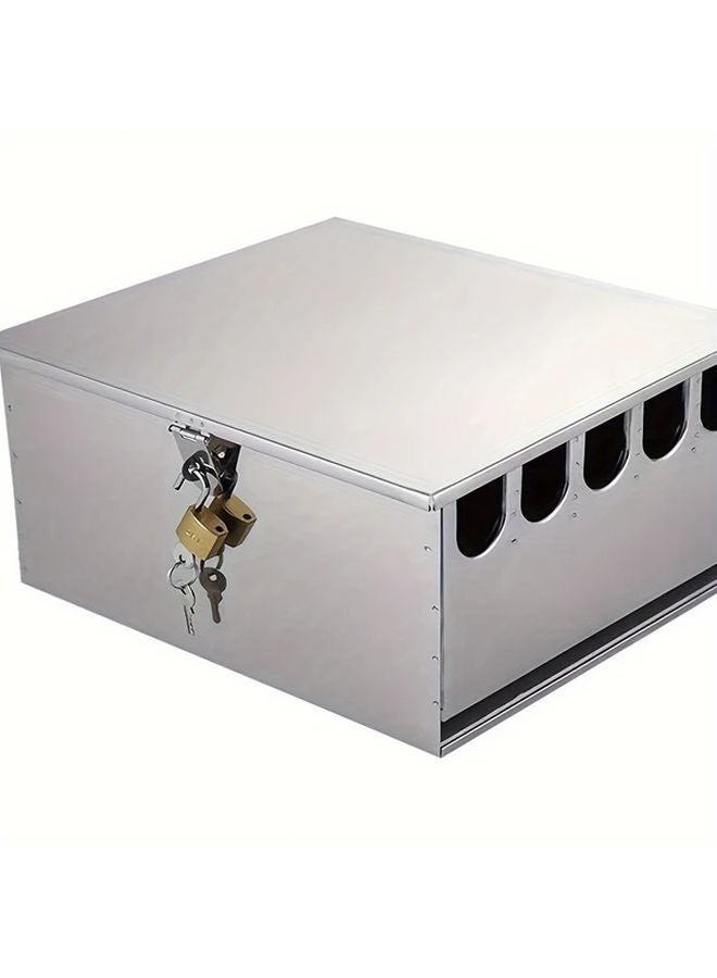 Meba Mini Durable Steel Padlock With 2 Keys Portable Security Lock For Suitcase Travel Bags - Image 5