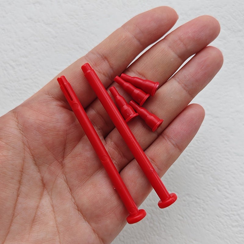 6 Piece Set Butane Canister Adapters Inflation Connector for All Cans Flashlights Lighters - Image 2