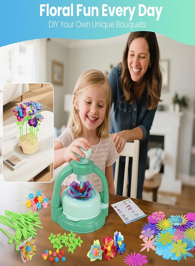 BIRANCO. DIY Flower Bouquet Maker Kit for Kids - Build Your Own Flower Market, Arts & Crafts Toys for Girls Ages 4-8, Educational Activity with Rich Accessories, Great Gift Idea - Image 4