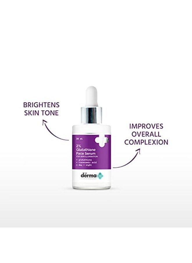 THE derma Co - 2% Glutathione Face Serum With Glutathione And Tranexamic Acid For Skin Illumination- 30 Ml - Image 1