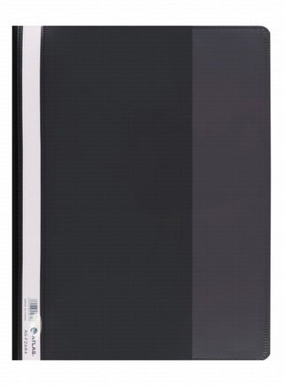 12-Piece Flat Clear View Folder File Black - view 2