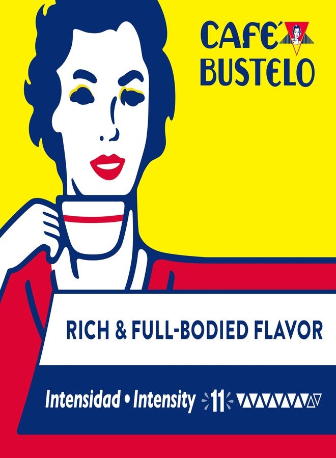 Cafe Bustelo Café Bustelo Aluminum Espresso Capsules, Dark Roast Coffee, Nespresso Original Line Compatible, Intensity 11, 40 Count - Image 4
