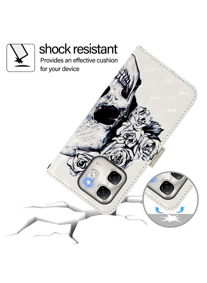 Zaboon Case For Infinix Hot 50i 5G / Smart 9 4G 3D Painting Horizontal Flip Leather Phone Case - Image 5