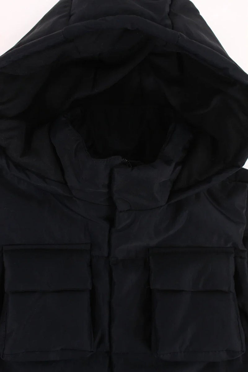 بلاي مور سترة صدرية (بافر) سوداء للاطفال - Image 3