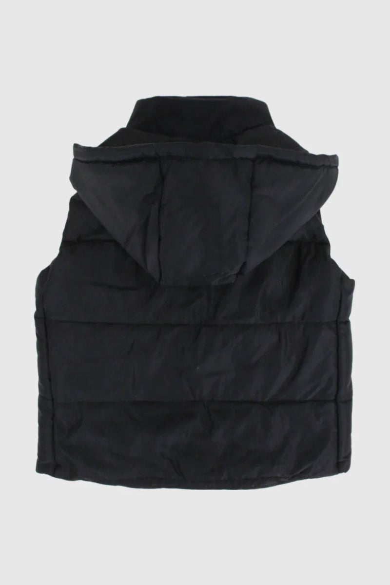 بلاي مور سترة صدرية (بافر) سوداء للاطفال - Image 2