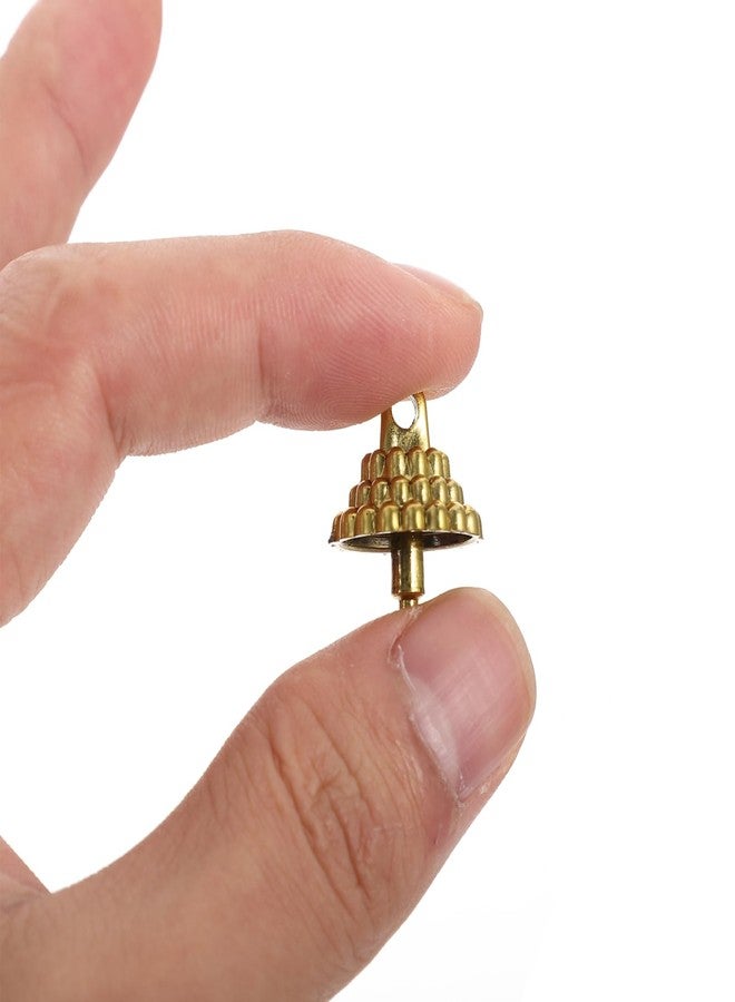 Besportble 150Pcs Christmas Ball Cap Accessories - Plastic Ornament Topper Caps for DIY Hanging Balls, Tree Decoration, Lightweight Pendant End - Image 5