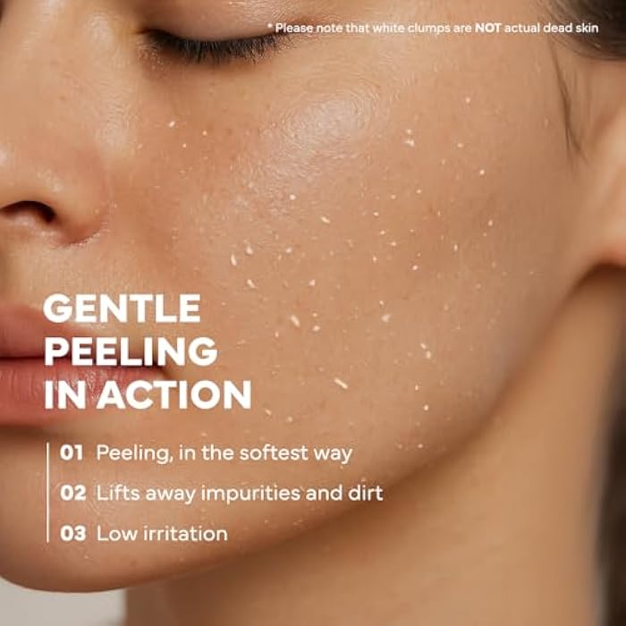 SAM'U SAM’U PH Sensitive Cloud Peeling Gel – Gentle Exfoliating Gel for Face with Pineapple Enzymes & Hyaluronic Acid – Hydrating Facial Peel & Face Scrub for Sensitive Skin, 120ml, 3.38 fl.oz - Image 3