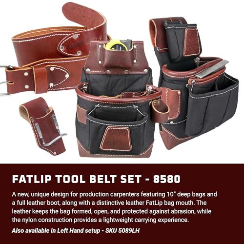 Occidental Leather FatLip Tool Bag Set - Large - 25 Pockets & Tool Holders - Made in USA - Image 2