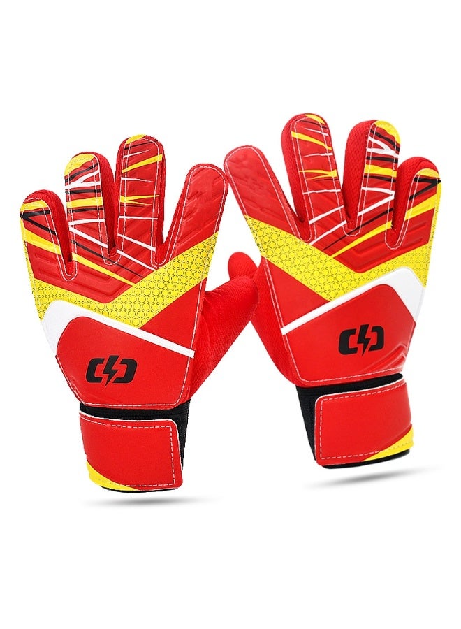 COYO Kids Goalkeeper Gloves, Soccer Gloves with Double Wrist Protection and Non-Slip Wear Resistant Latex Material to Give Protection to Prevent Injuries - Image 1