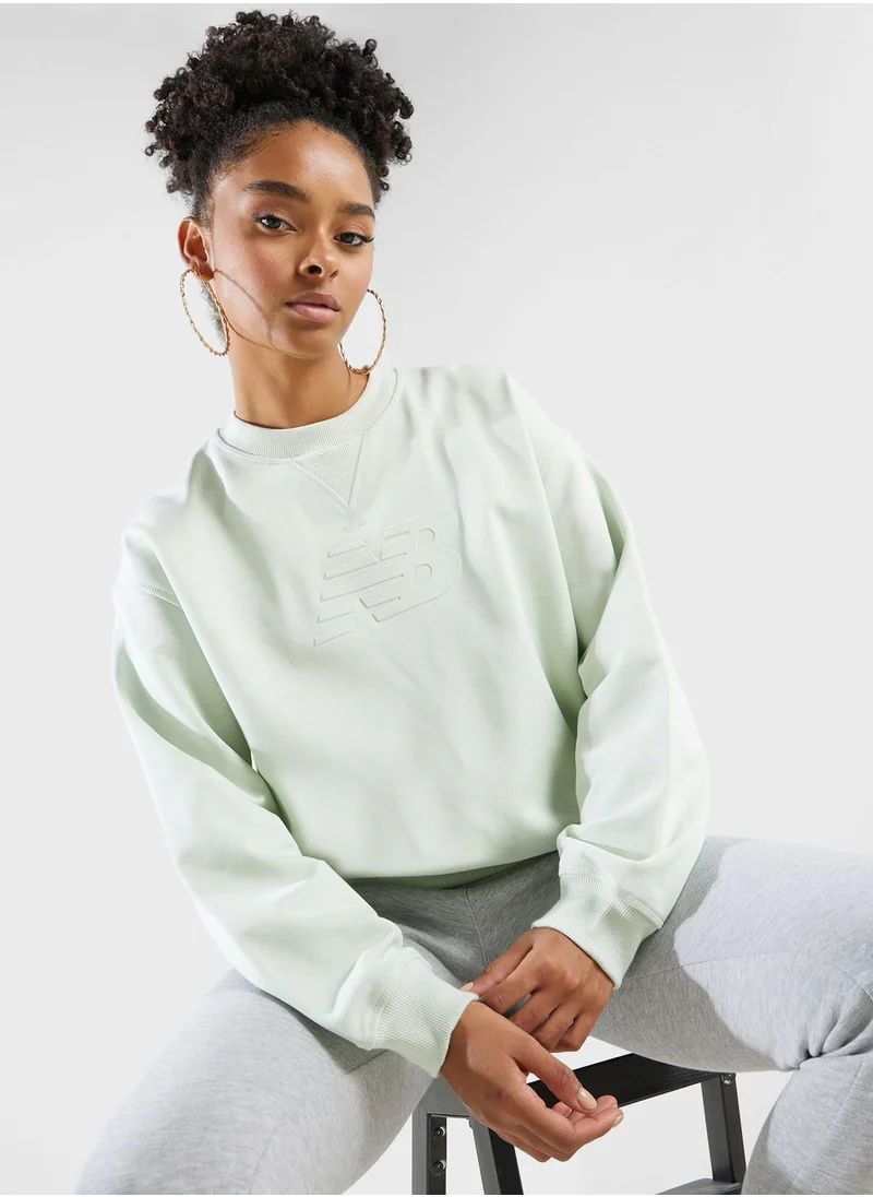 New Balance Logo French Terry Sweatshirt