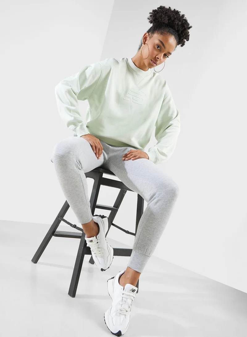 نيو بالانس Logo French Terry Sweatshirt
