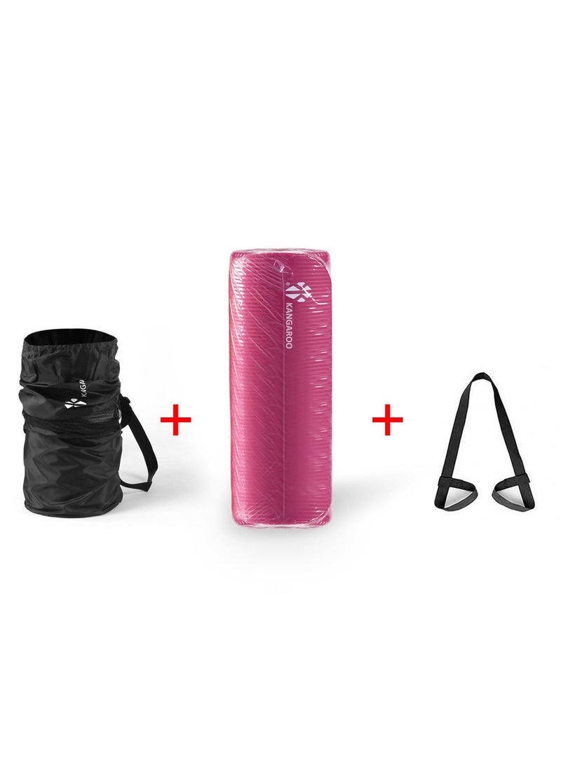 KANGAROO 15mm Kangaroo Exercise Mat with 5 Levels of Rubber Kangaroo Resistance Bands Set - Image 4