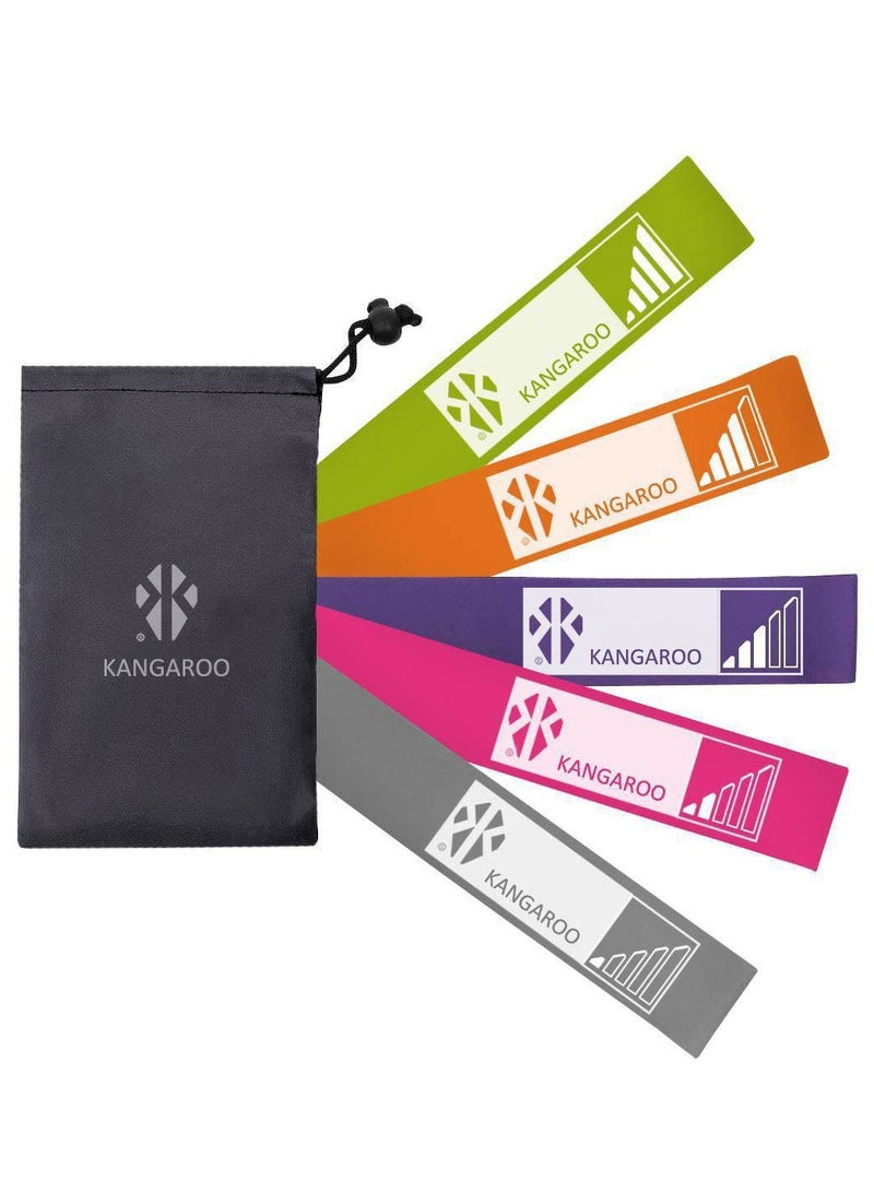 KANGAROO 15mm Kangaroo Exercise Mat with 5 Levels of Rubber Kangaroo Resistance Bands Set - Image 5