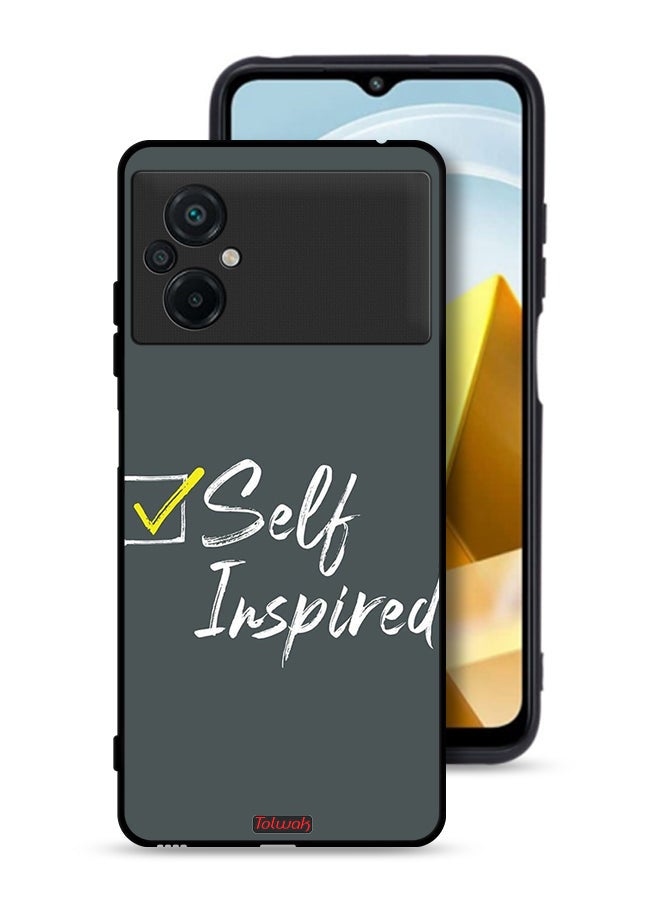 Tolwak Xiaomi Poco M5 4G Protective Case Cover Self Inspired - Image 1