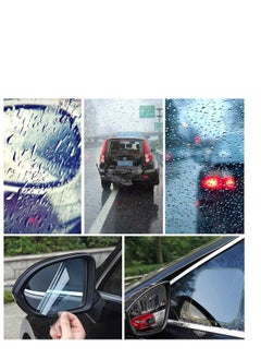 SYOSI Car Rearview Mirror Film, Anti Fog, Anti Glare, Anti Scratch, Anti Mis, Rainproof Waterproof, HD Nano Clear Protective Sticker Film for Car Mirrors, Side Windows, Safe Driving  - Image 4