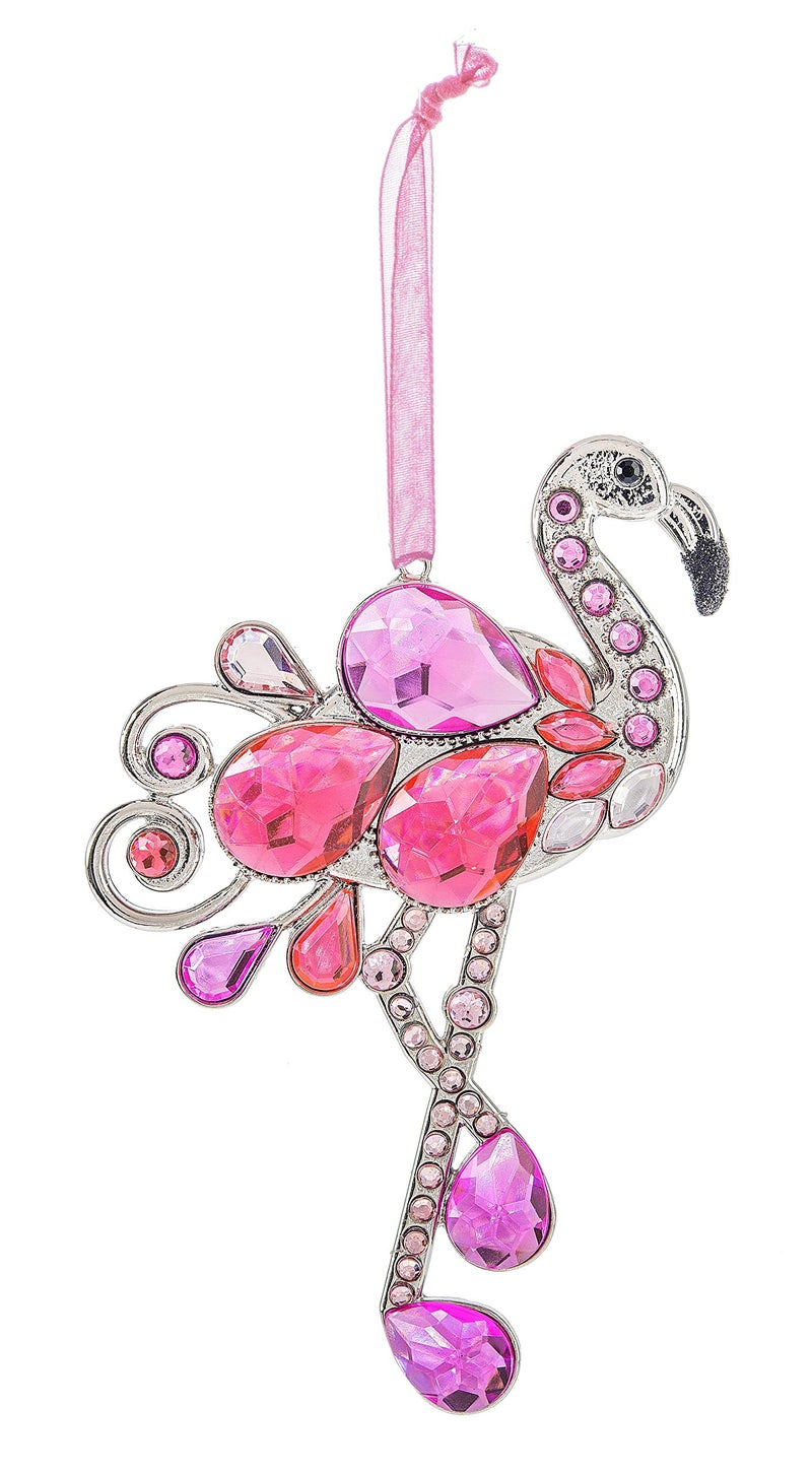 Crystal Acrylic Flamingo 5in Ornament ACRY544