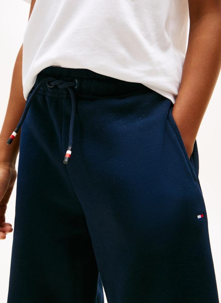 TOMMY HILFIGER Brushed Fleece T-Shirt And Sweat Shorts Set - Image 3