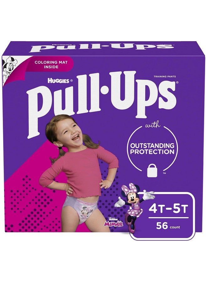PULL-UPS Learning Designs Training Pants for Girls, 4t-5t, 56 Count - Image 1