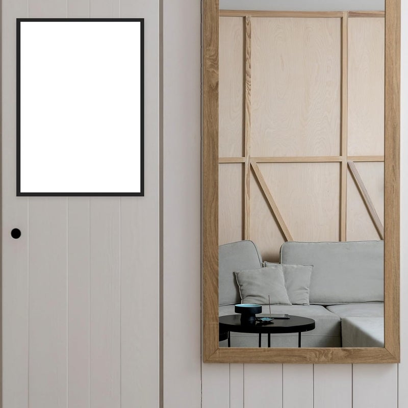 إطار صور مغناطيسي أسود من Abaodam، 4 قطع، إطارات عرض لوحات DIY ذاتية اللصق، مقاس 30×40 سم، لديكور الجدران المنزلية والصور. - Image 5