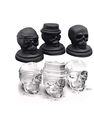 Skull Ice Cube Mold, Flexible Silicone Creative 3D Skull Ice Cube Trays, Flexible Giant Ice Ball Maker, Reusable and BPA Free, Perfect for Home Party Halloween - pzsku/ZD34A6A2D9FD1771BFE1EZ/45/_/1721845275/faef57a4-7b95-441d-8aa7-49d049d9620a