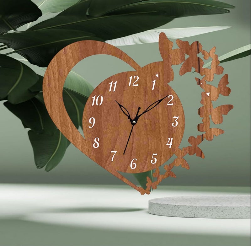 ADK Wall Clock for Living Room Bedroom Home Office Kitchen Asymmetric Shaped Designer MDF Wall Clock for Home Decor Standard 93 - Image 3
