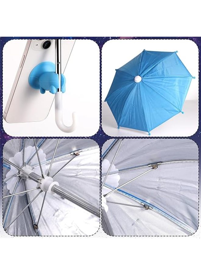 Phone Umbrella for Sun Suction Cup Stand, Azonee Multifunctional Adjustable Cute Phone Shade Umbrella with Suction Cup, Mini Cell Phone Sunshade, Glare Blocking - Image 4